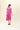 Weit schwingendes Kleid / fuchsia