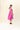 Weit schwingendes Kleid / fuchsia
