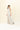 Holderneck-Overall / Nadelstreif ivory schwarz