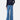 Vorderansicht des Feinstrickpullovers in Dark Night mit feiner Strickstruktur