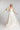 Bustier Hochzeitskleid LIME aus luxuriösem Seiden Mikado mit weit schwingendem Rock und eleganter Schleppe, Frontansicht im Studio.