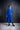 Walkkleid mit Karreeausschnitt royal blue