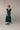Jersey-Wickelkleid / emerald green